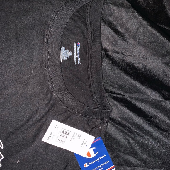 Champion Big & Tall 6x black tee shirt. New. Never worn. - Picture 3 of 5